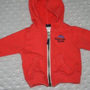 4/$20 Baby boy Carter's hoodie car newborn